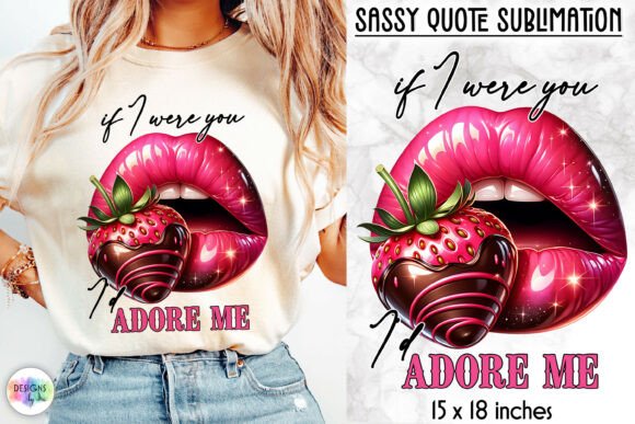 Bold Pink Lips & Sassy Quotes: A Graphic Design Statement