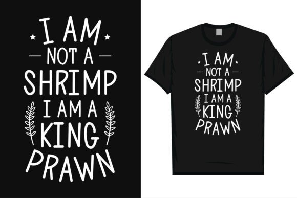 Captivating Seafood Graphic Design for Modern Apparel
