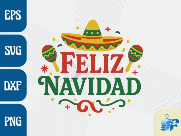 Feliz Navidad SVG Design: A Festive Creative Asset