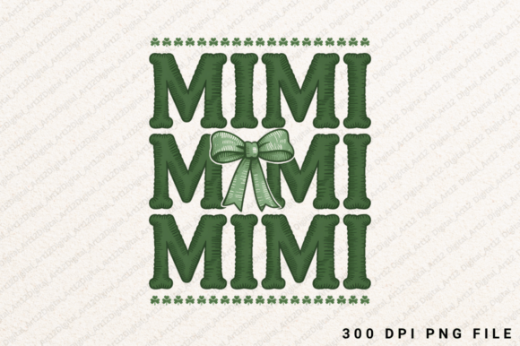 Mimi St. Patrick's Day Shirt PNG Design: A Creative Asset for Vibrant Branding